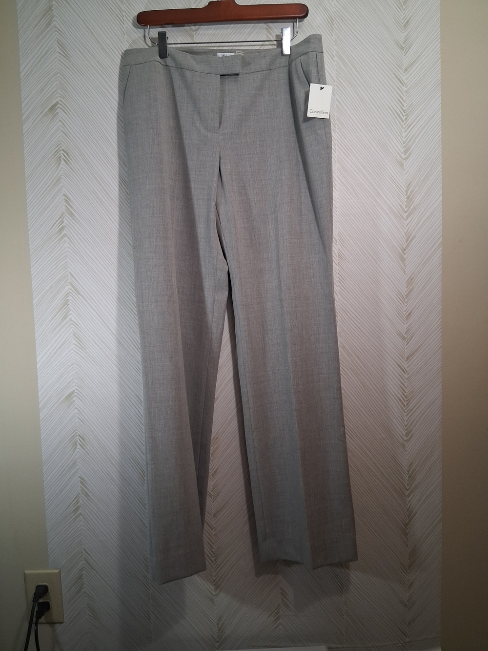 Calvin Klein Women's Gray Dress Pants